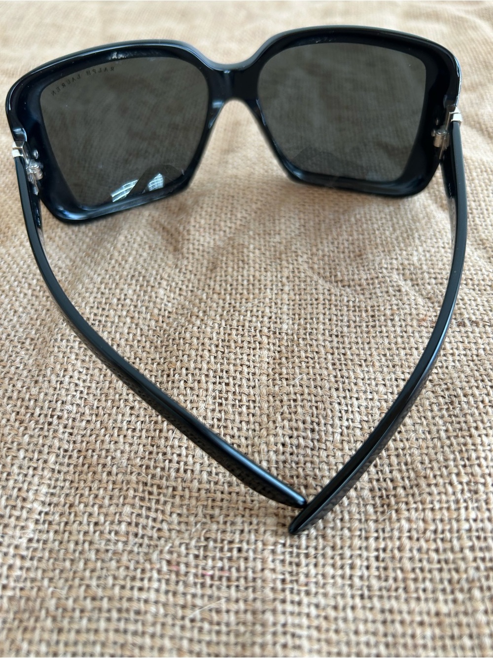 Ralph Lauren Black Oversized Square Sunglasses - Picture 2 of 8